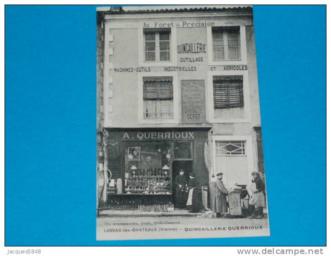 86) Lussac Les Chateaux - Quincaillerie QUERRIOUX - EDIT Arambourou - Lussac Les Chateaux