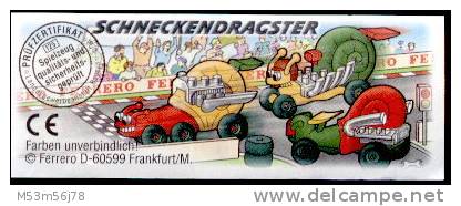 Schneckendragster 1998- Eddy Die Schneckenrakete Mit Metallmotor Und BPZ - Ü-Ei