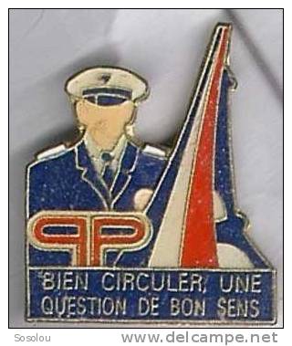 Prefeture Police De Paris. Bien Circuler Une Question De Bon Sens - Polizei