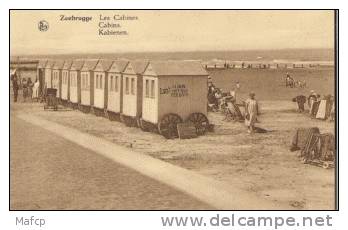 ZEEBRUGGE - Les Cabines - Zeebrugge