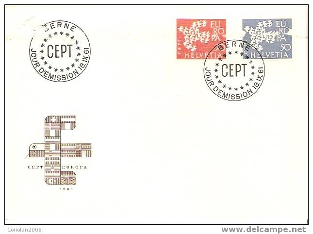 FDC Suisse 1961 Damaged (SEE SCAN) - 1961