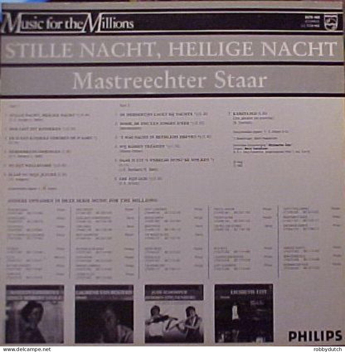 * LP * MASTREECHTER STAAR - STILLE NACHT, HEILIGE NACHT (Holland 1964 EX-) - Chants De Noel