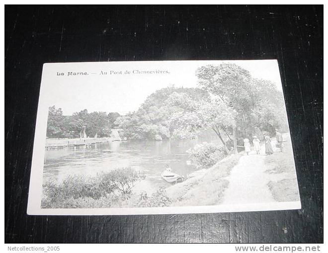 LA MARNE AU PONT DE CHENNEVIERES - 94 Val De Marne - Carte Postale De France - Chennevieres Sur Marne