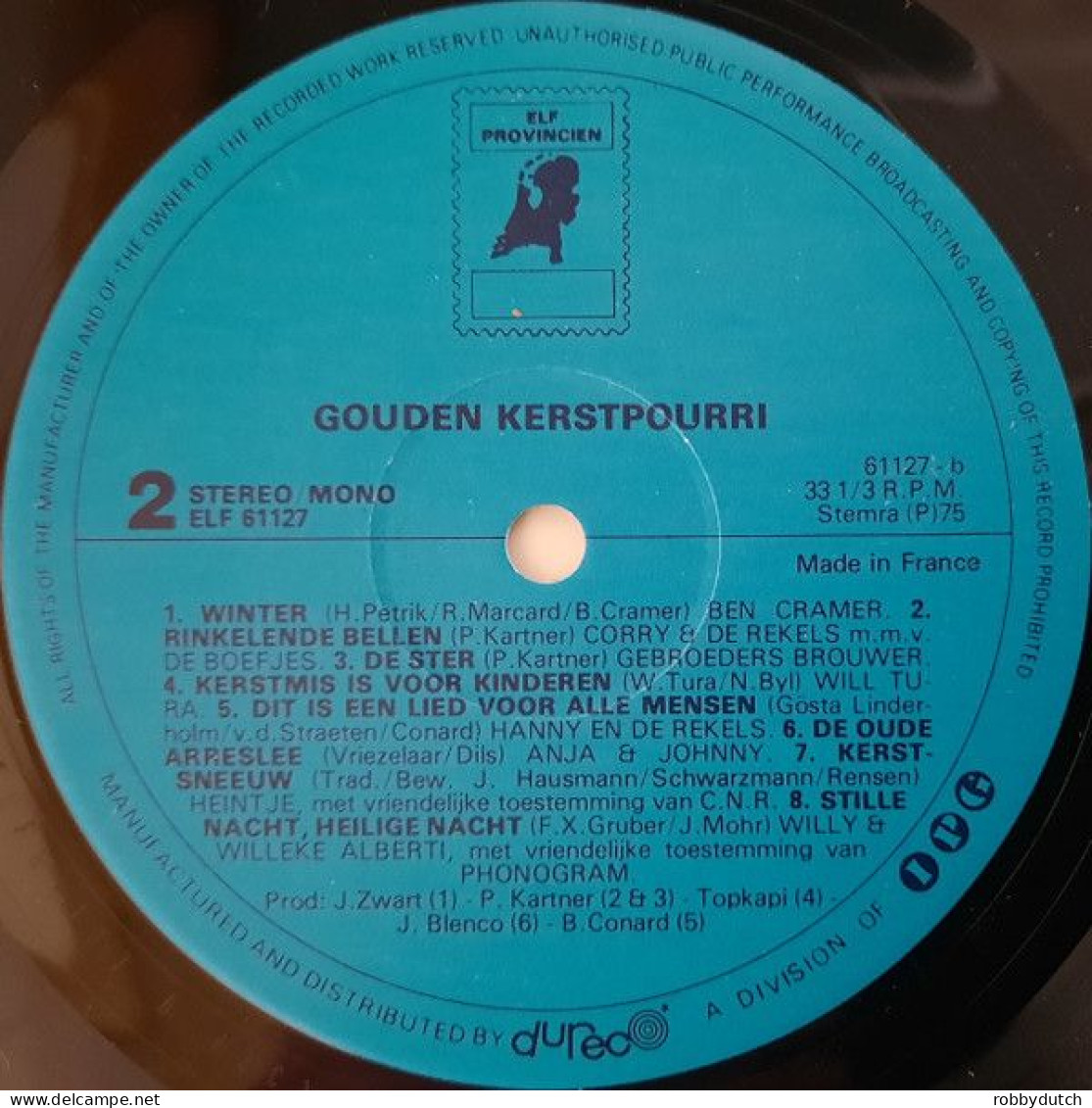 * 2LP * GOUDEN KERSTPOURRI - DIVERSE ARTIESTEN (Holland 1975 EX-) - Canzoni Di Natale