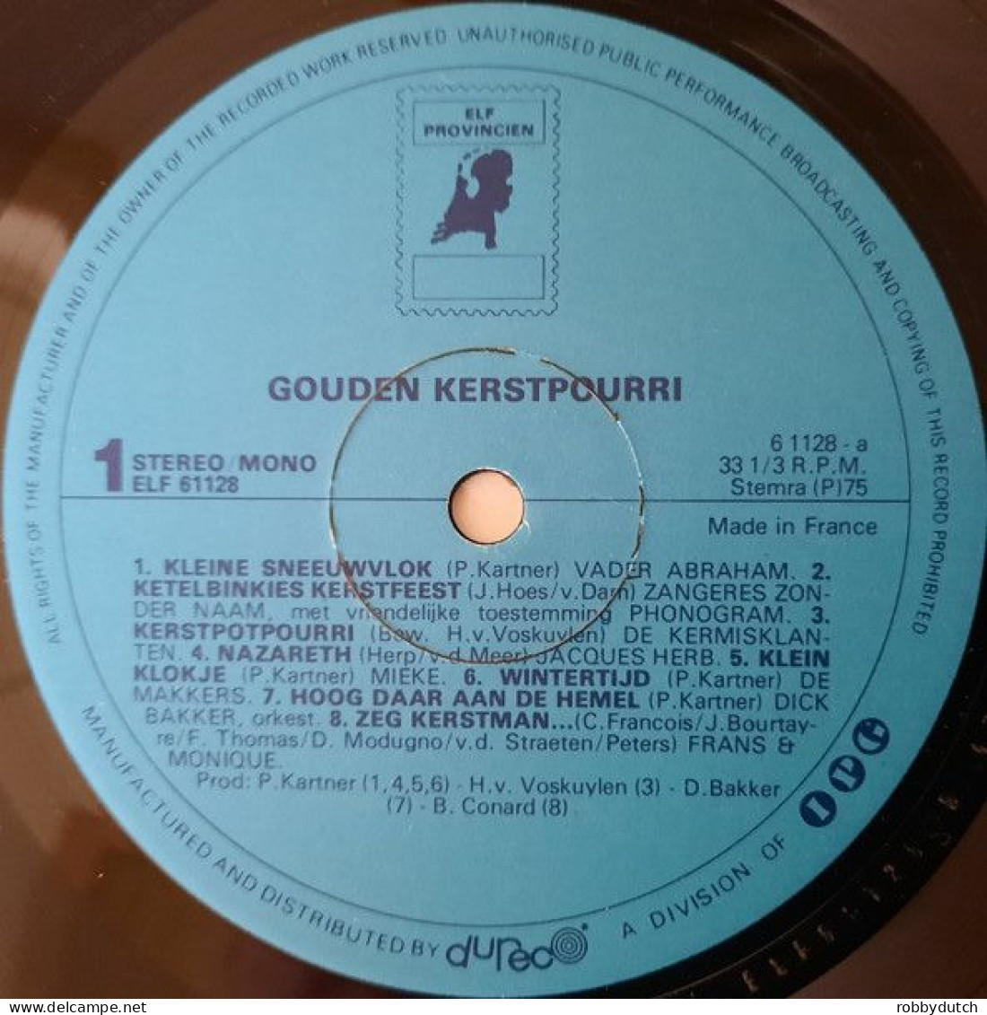 * 2LP * GOUDEN KERSTPOURRI - DIVERSE ARTIESTEN (Holland 1975 EX-)