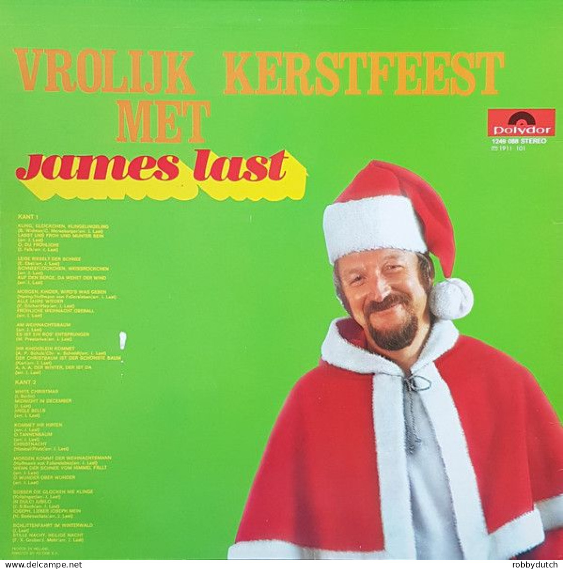 * LP * VROLIJK KERSTFEEST MET JAMES LAST (Holland 1969 EX) - Chants De Noel