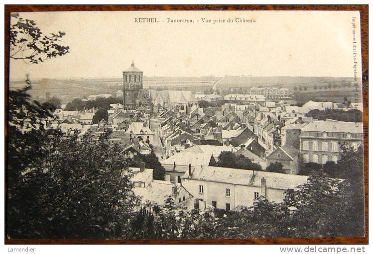 CPA - 08 - RETHEL - Panorama - Vuer Prise Du Chateau - - Rethel