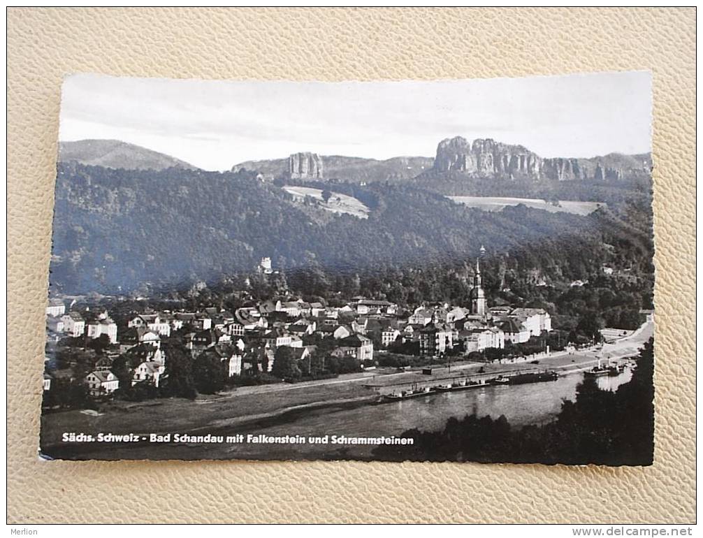 Bad Schandau Mit  Falkenstein   RPPC  FOTO-AK Cca 1960  VF  D4316 - Bad Schandau