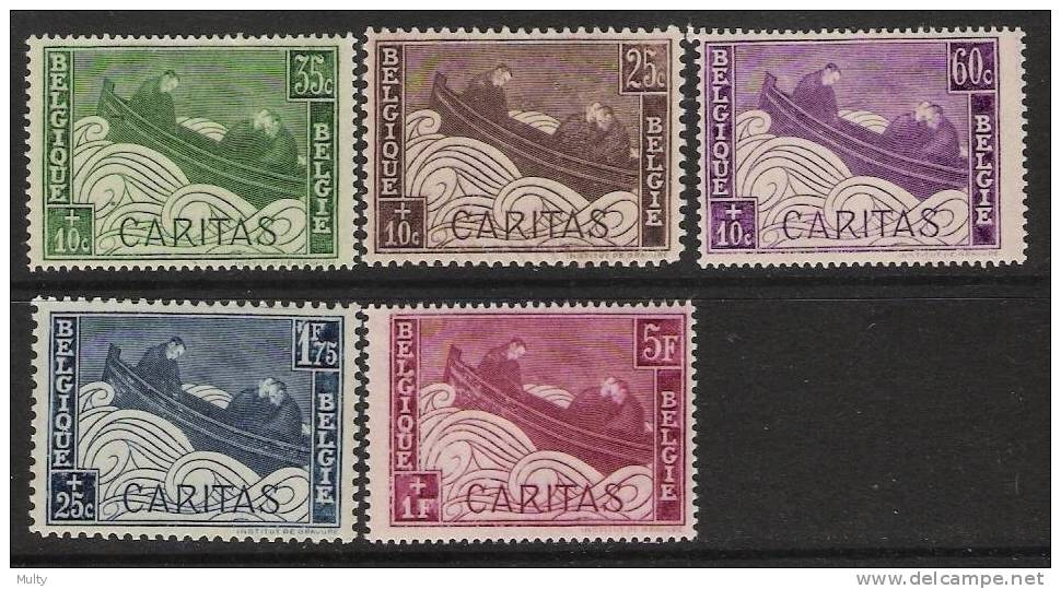 Belgie 249 / 253 (*) - Unused Stamps