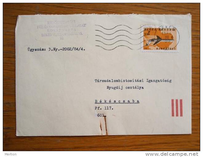 Hungary Hongrie Ungarn Courrier Moderne , Used Cover  Cca 1980-  D5298 - Storia Postale