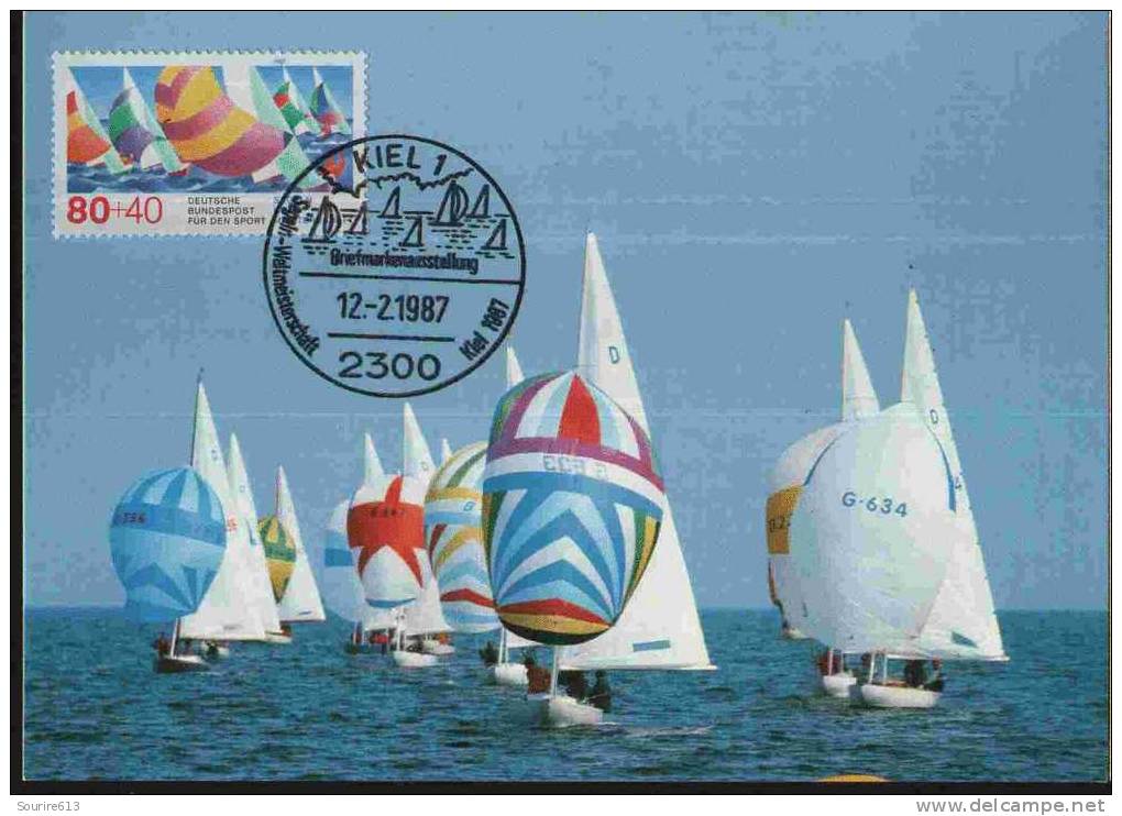 CPJ Allemagne 1987 Sports Voile Régate Kiel - Sailing