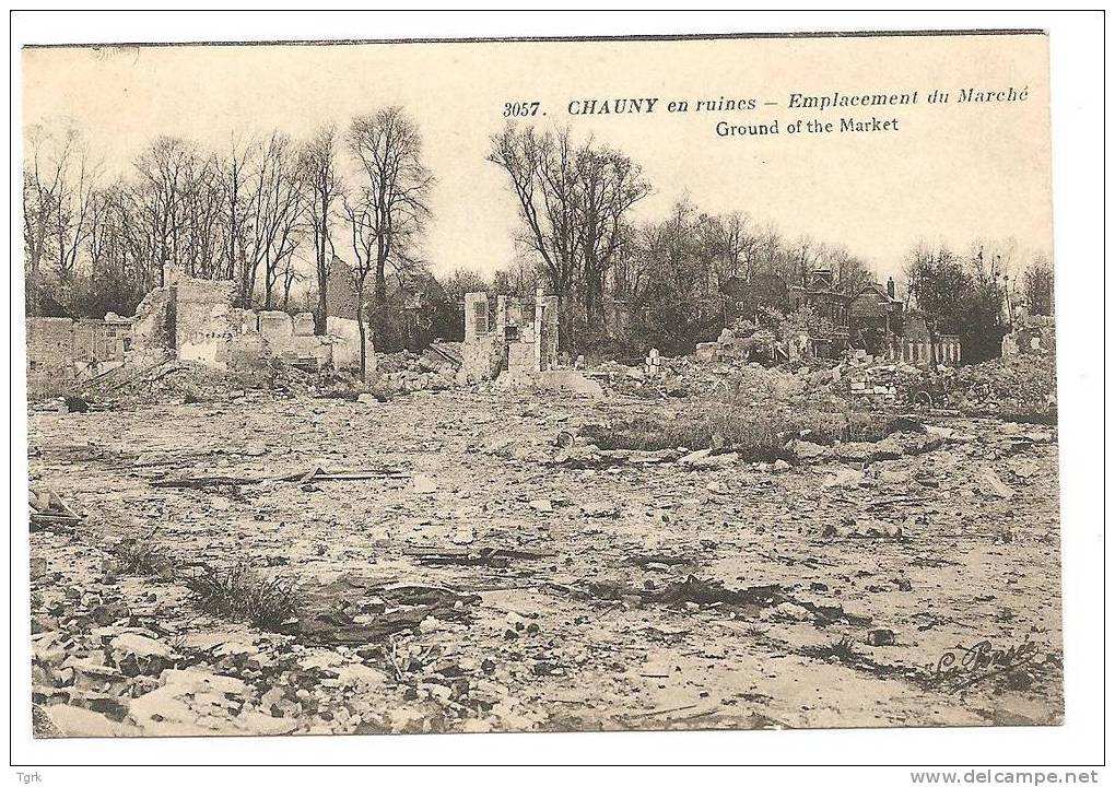 CHAUNY Emplacement Du Marché - Chauny