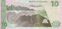 KIRGHIZISTAN  10 Som  Daté De 1997   Pick 14     ***** BILLET  NEUF ***** - Kyrgyzstan