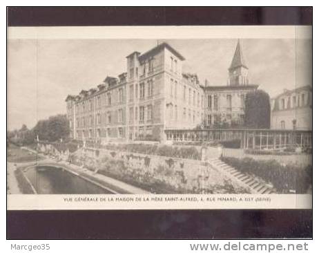 21642 Vue Générale De La Maison De La Mère Saint Alfred 4 Rue Minard à Issy édit.nobecourt Carte Panoramique Belle Carte - Issy Les Moulineaux