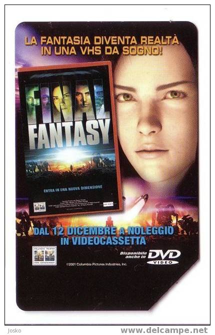 FINAL FANTASY  ( Italy Limited Card ) - Movie - Film - Cinema - Video - DVD - Italia - Públicas Ordinarias