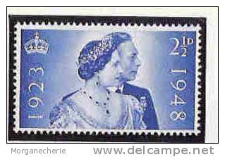 GB, 1948, SILVER WEDDING, MI 233-234 MH * - Nuevos