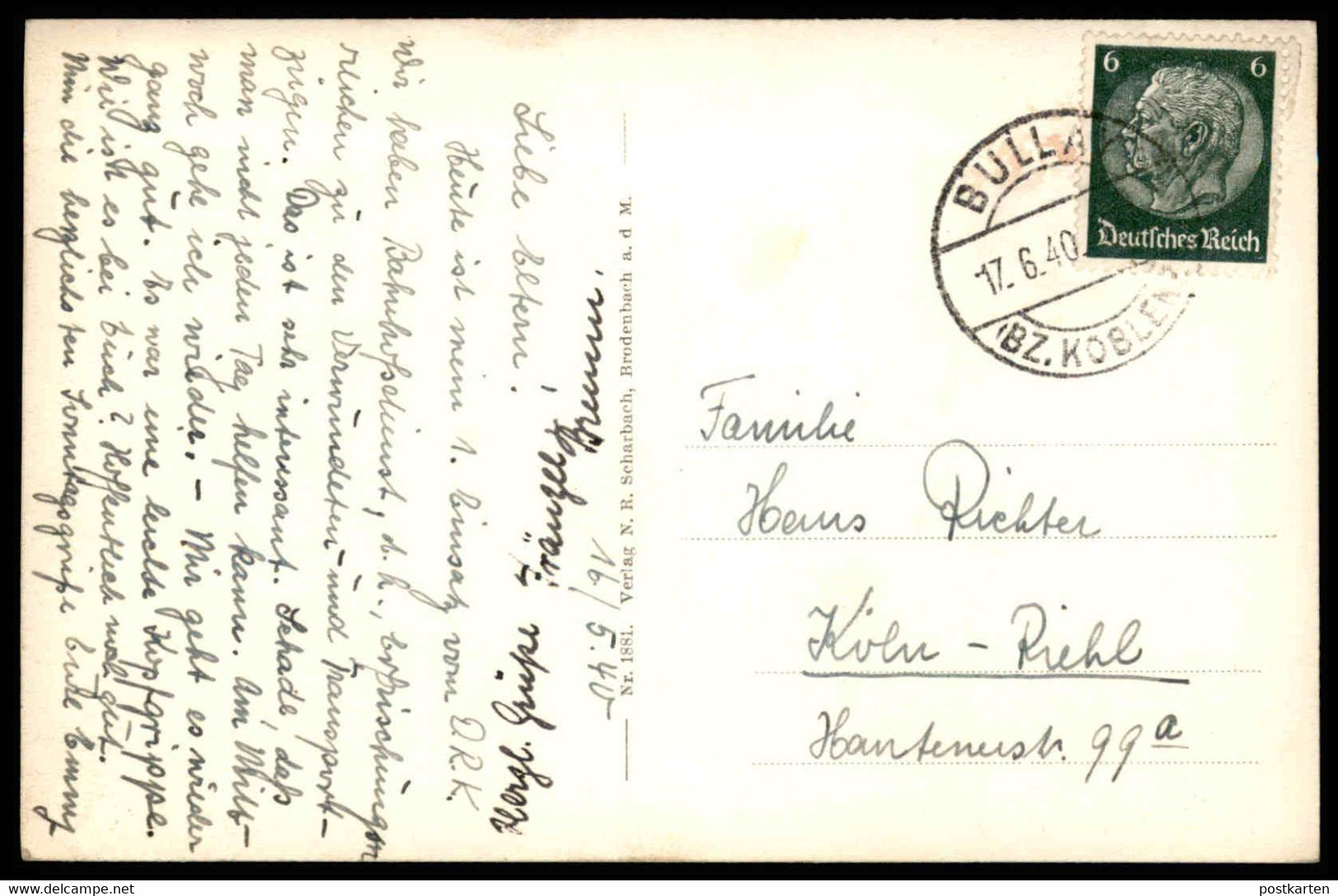 ALTE POSTKARTE BULLAY AN DER MOSEL 1940 ALF-BULLAY AK Ansichtskarte Cpa Postcard - Alf-Bullay
