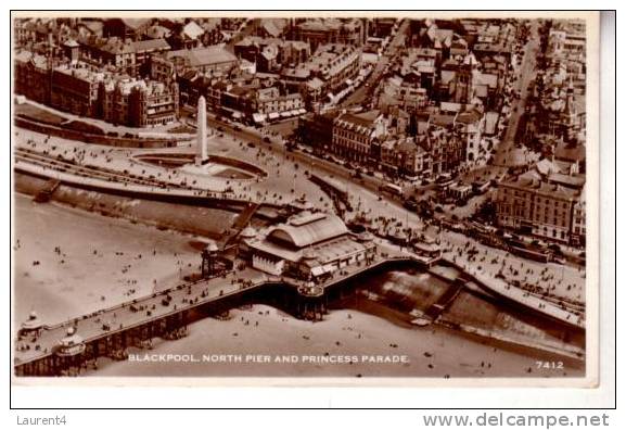 Old Card Of Blackpool  - Carte Ancienne De Blackpool - Blackpool