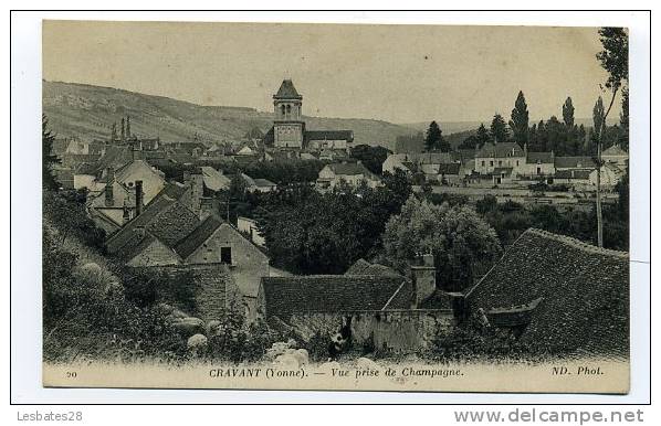 CPA 89.-CRAVANT.- Vue Prise De Champagne.-.-.-eza 244 - Villeblevin