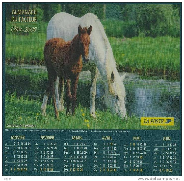 CALENDRIER ALMANACH 2006 - Tamaño Grande : 2001-...