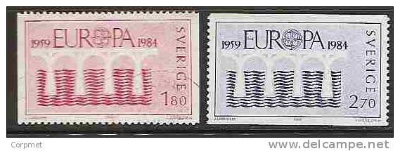 EUROPA-CEPT - SWEDEN 1984 - Yvert # 1252/3 - VF USED - 1984