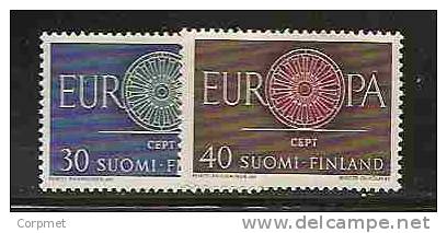 EUROPA-CEPT - FINLAND 1960 - Yvert # 501/2 - MLH - 1960