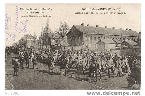 NOEUX LES MINES (62) DEFILE DE PRISONNIERS - Noeux Les Mines