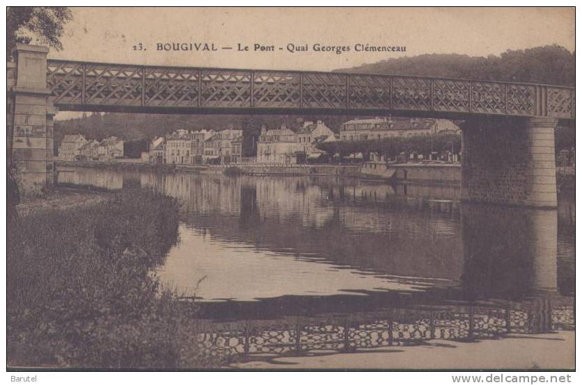 BOUGIVAL - Le Pont. Quai Georges Clemenceau - Bougival