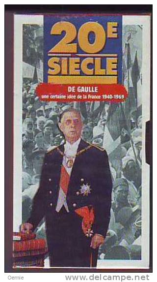 K7  VIDEOS  SUR  DE  GAULLE    NEUF  EMBALLE - Documentary