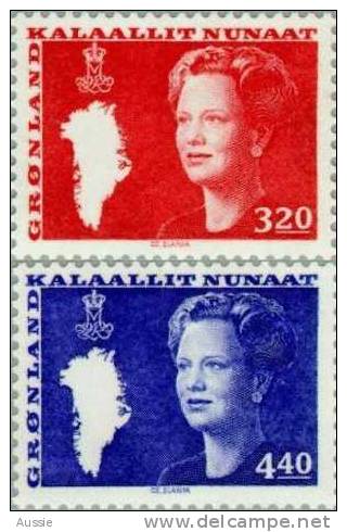 Groenland Greenland 1989 Yvertn° 177-78 *** MNH Cote 6,00 Euro - Neufs