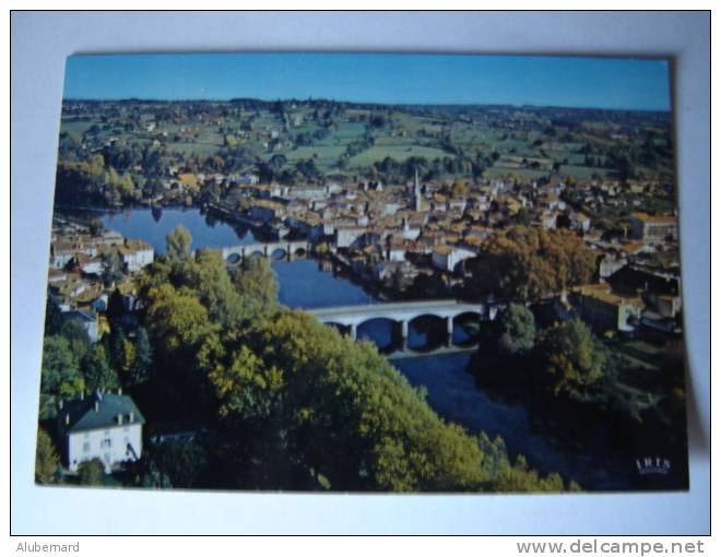 Vue Aérienne De Confolens. C.P.M. 15x10. - Confolens