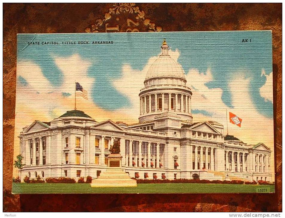 State Capitol Little Rock Arkansas   Cca 1920´s  VF+  D10057 - Little Rock