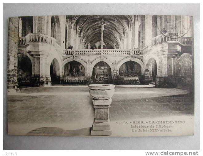 LA CHAISE DIEU - Intérieur De L'abbaye - Le Jubé (XIVè Siècle) - La Chaise Dieu