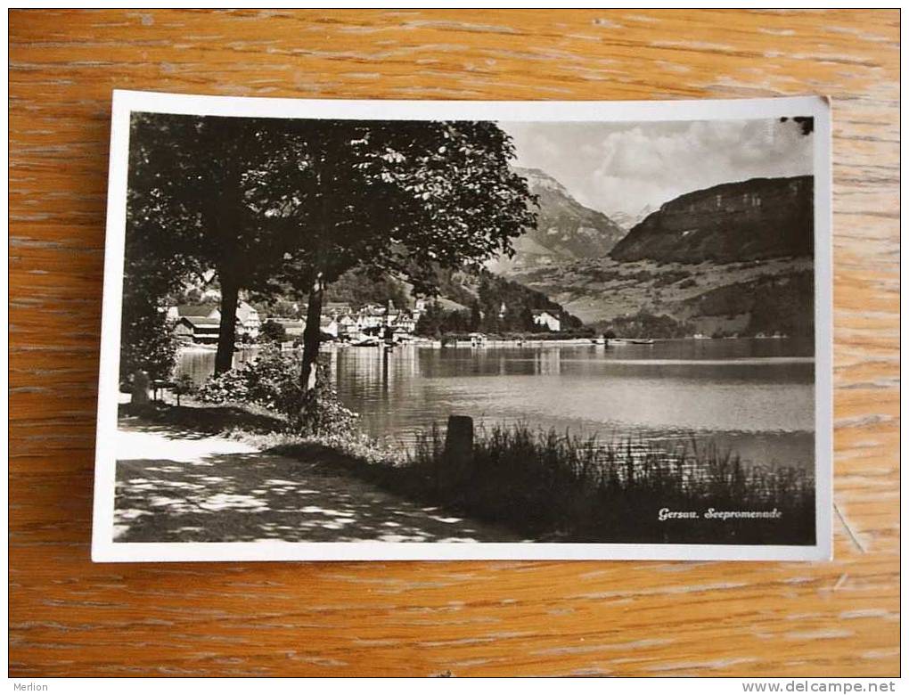 Gersau Seepromenade  Schwyz  Cca 1930´s    VF+  D10110 - Gersau