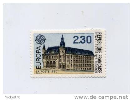 France N°2642 Neuf** Europa 1990 Etablissements Postaux - 1990