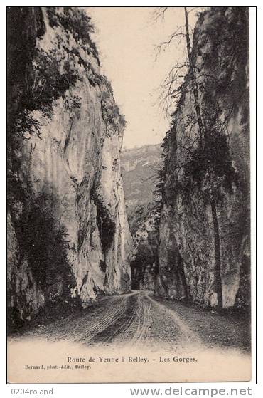 Route De Bezlley à Yenne - Les Gorges - Belley