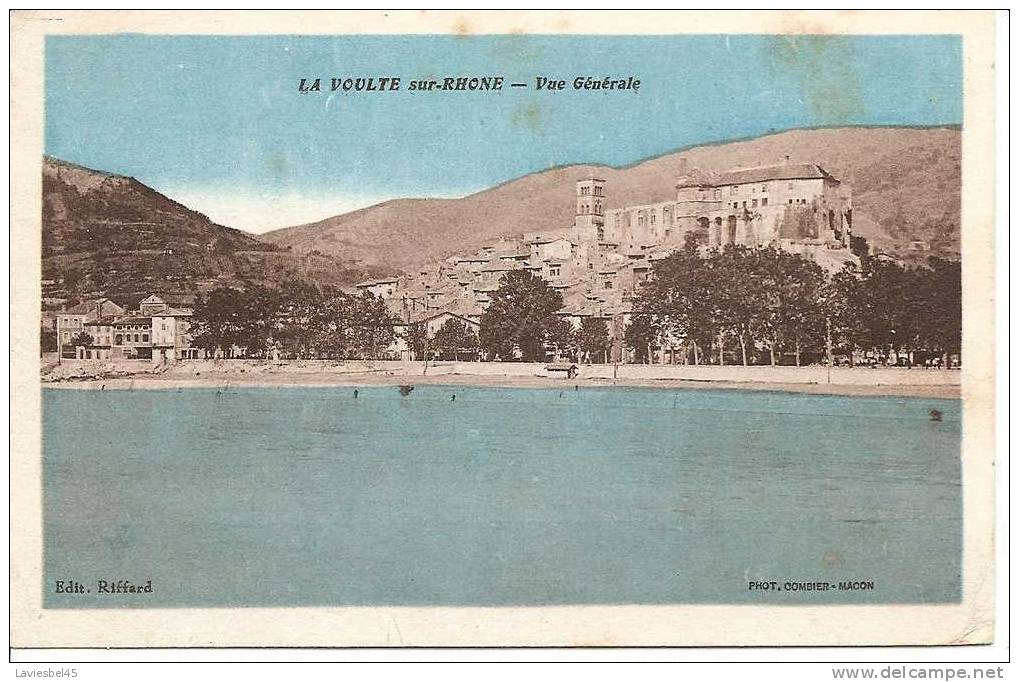 LA VOULTE SUR RHONE . VUE GENERALE . 1938 - La Voulte-sur-Rhône