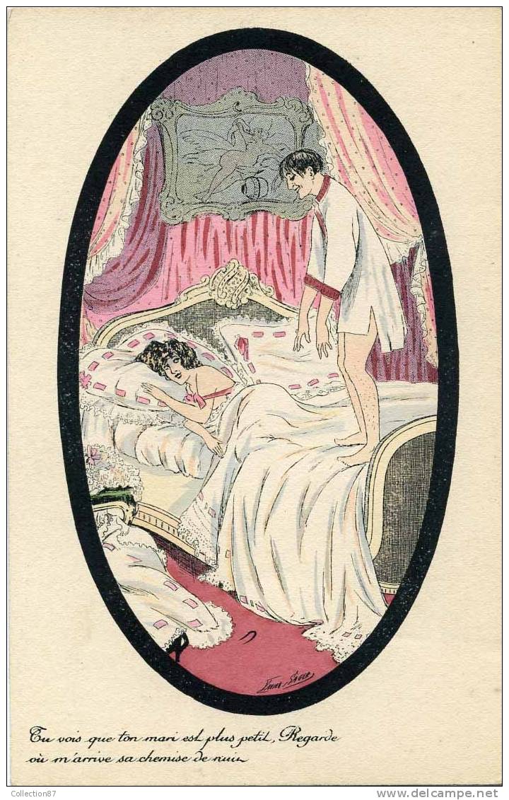 ILLUSTRATEUR X. SAGER - SERIE B.M. N° 519 - FEMME Dans Son LIT - INFIDELITE CONJUGALE - EROTIQUE - GLAMOUR - NU - NUDE - Sager, Xavier