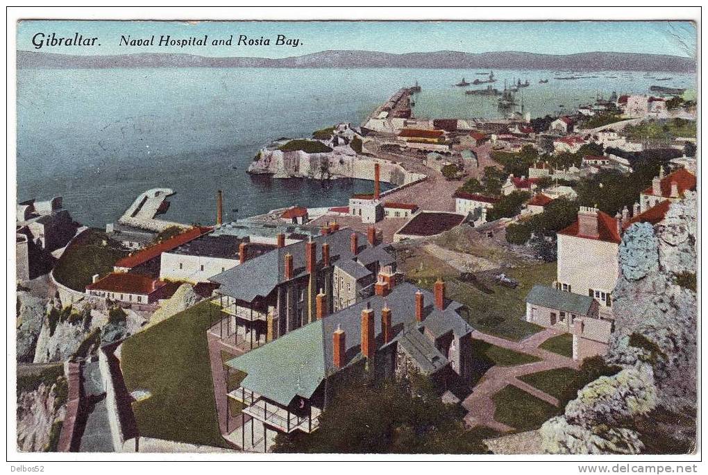 Gibraltar - Naval Hospital And Rosia Bay - Gibraltar