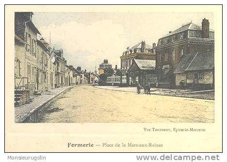 60 )FL) FORMERIE, Place De La Mare Aux Reines, Vve Tourneur Edit, COlorisée - Formerie