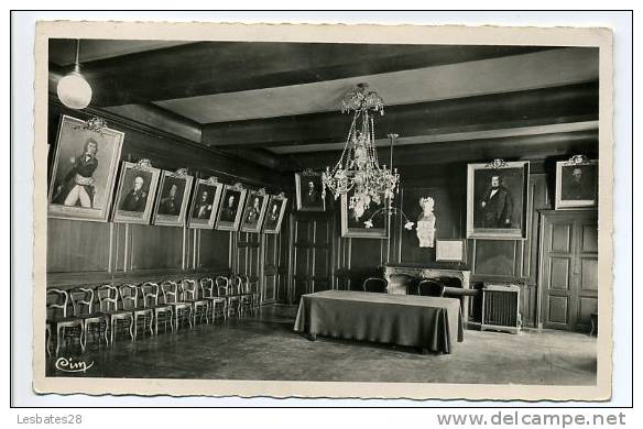 CPSM 01.-PONT-de-VAUX.-Salon De L'Hôtel De Ville.-iop 345 - Pont-de-Vaux