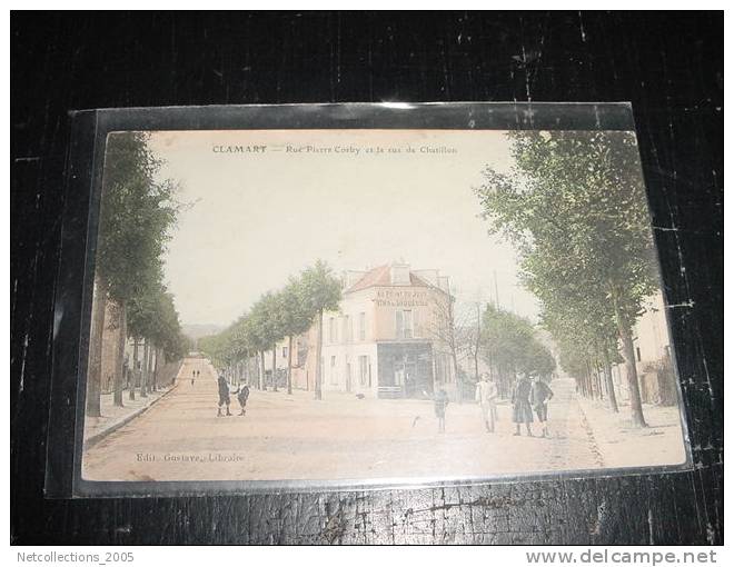 CLAMART - RUE PIERRE CORBY ET LA RUE DE CHATILLON - 92 HAUTS DE SEINE - CARTE POSTALE FRANCE - Clamart