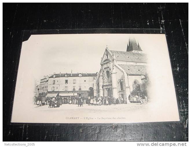 CLAMART - L´EGLISE LE BAPTEME DES CLOCHES - 92 HAUTS DE SEINE - CARTE POSTALE FRANCE - Clamart