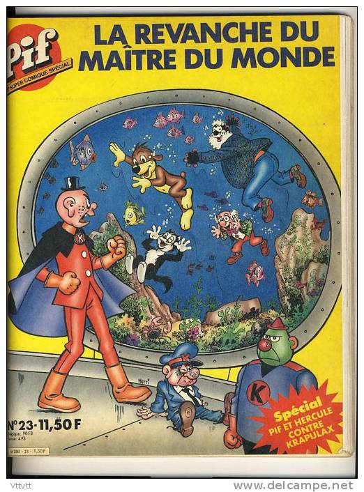 GRANDES AVENTURES DE PIF ET HERCULE, N° 1 (1981)  Deux PIF N° 36 Et 23. - Pif & Hercule