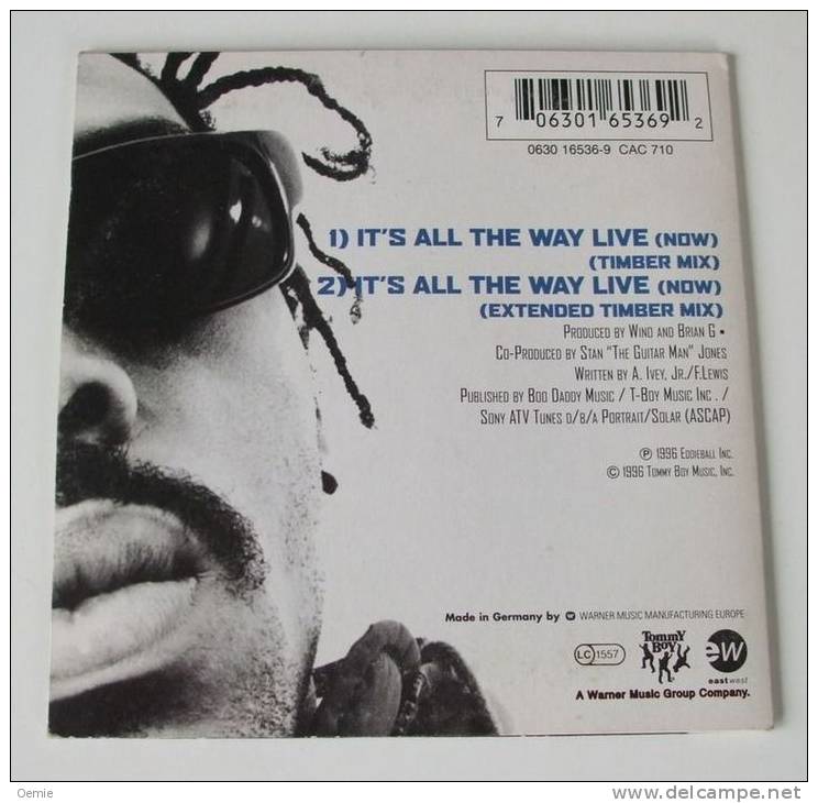 COOLIO   °°°°  IT'S ALL THE WAY LIVE  (NOW)     2 TITRES  CD SINGLE   COLLECTION - Rap & Hip Hop