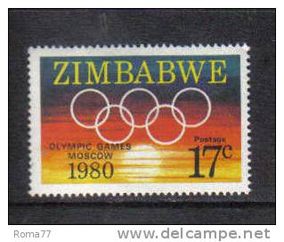 PD294 - ZIMBABWE , Giochi Olimpici Di Mosca 1980 *** - Zimbabwe (1980-...)