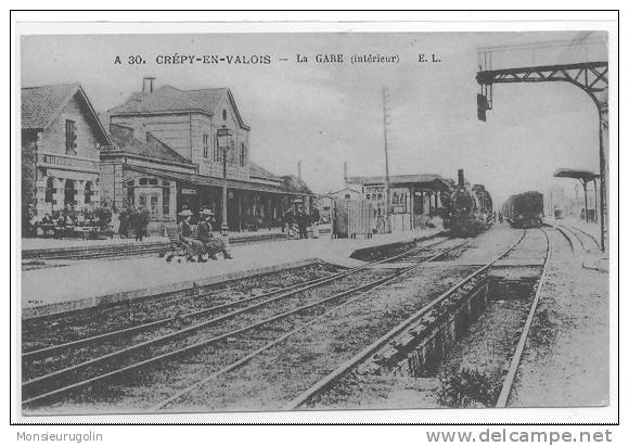 60 )FL) CREPY EN VALOIS, LA GARE (intérieur), EL A 30 - Crepy En Valois