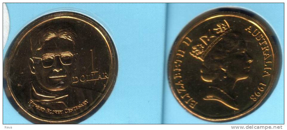 AUSTRALIA $1 HOWARD FLOREY PENICILLIN 1998 "M"  ONE YEAR TYPE UNC  SCARCE NOT RELEASED READ DESCRIPTION CAREFULLY !!! - Autres & Non Classés