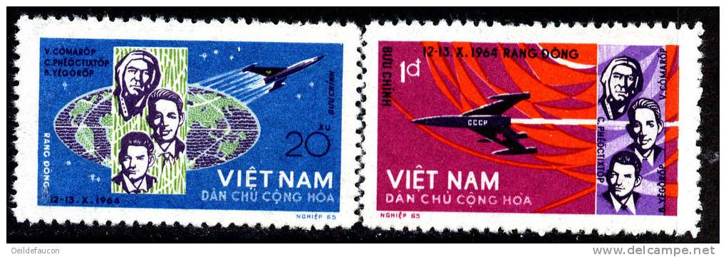 VIETNAM Du NORD - Yvert - 417/18(**)  - Cote 9 € - Asie