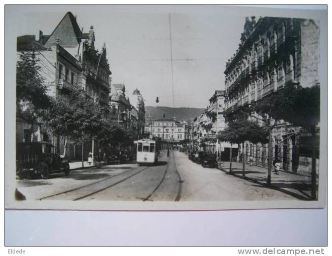 Vigo Calle De Policarpo Sanz Tramway Tranvia - Pontevedra